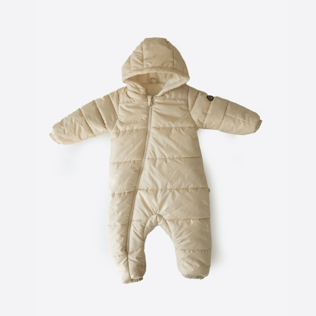 болоньевый комбинезон светло бежевый Kitikate