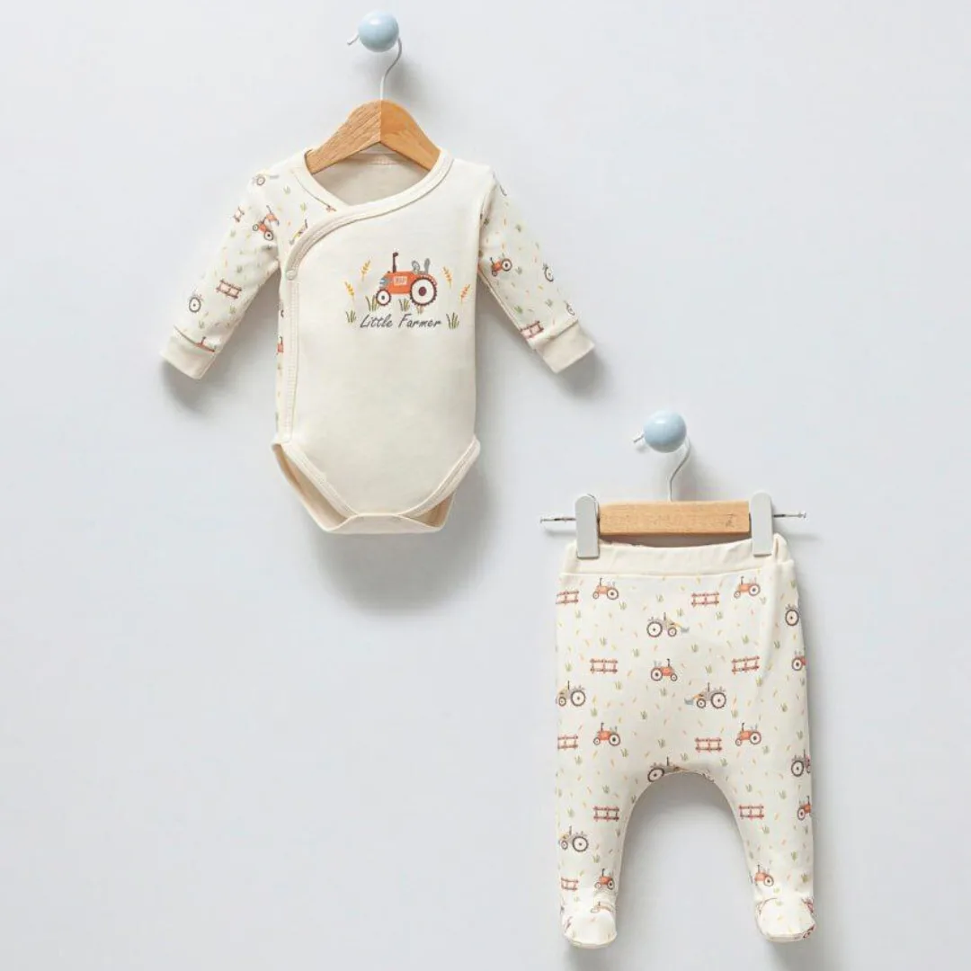 кимоно боди в комплекте с ползунками Bebeke