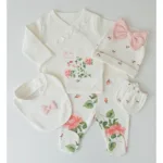 LOVE ROSES набор из 5 предмет для новорожденной девочки S60121