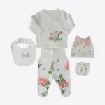 LOVE ROSES набор из 5 предмет для новорожденной девочки S60121