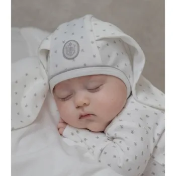 чепчик с кантом цв. зайка серый Наследникъ Выжанова 09013-02005