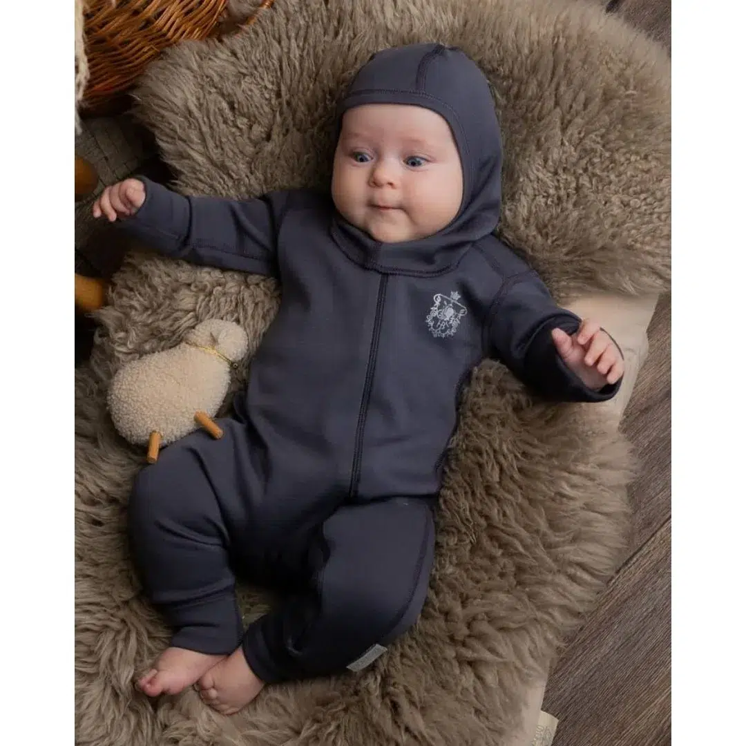 шапка-шлем для малышей 100% шерсть мериноса Наследникъ Выжанова НВ8004-ГТ — изображение 2