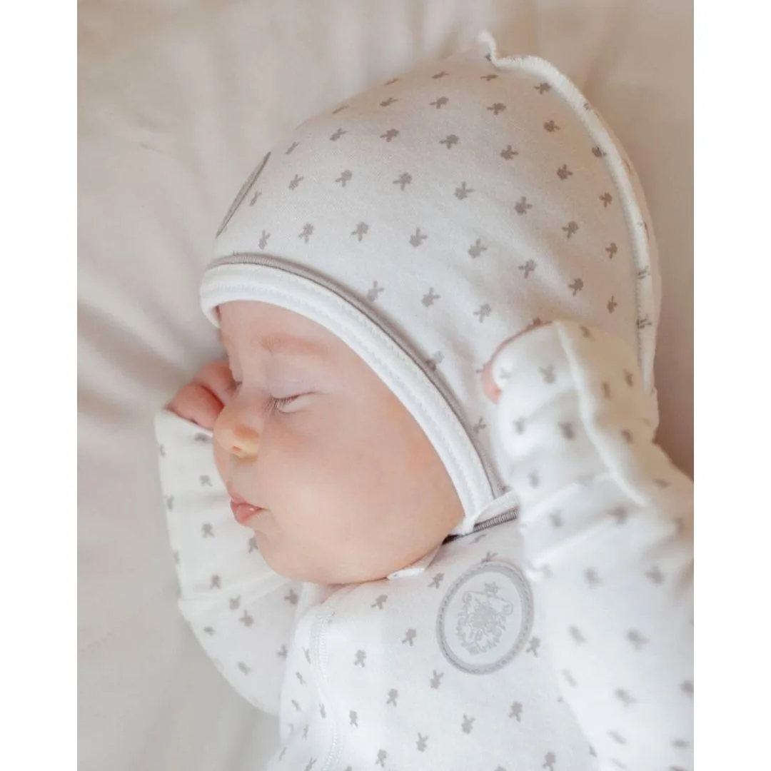 чепчик цв. зайка серый Наследникъ Выжанова 09014-02005 — изображение 3