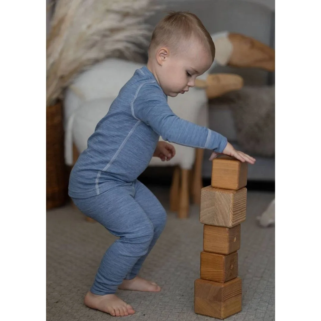 термобелье: фуфайка + кальсоны цв. деним Наследникъ Выжанова НВ8013-ДМ — изображение 3