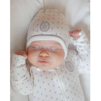 чепчик цв. зайка серый Наследникъ Выжанова 09014-02005