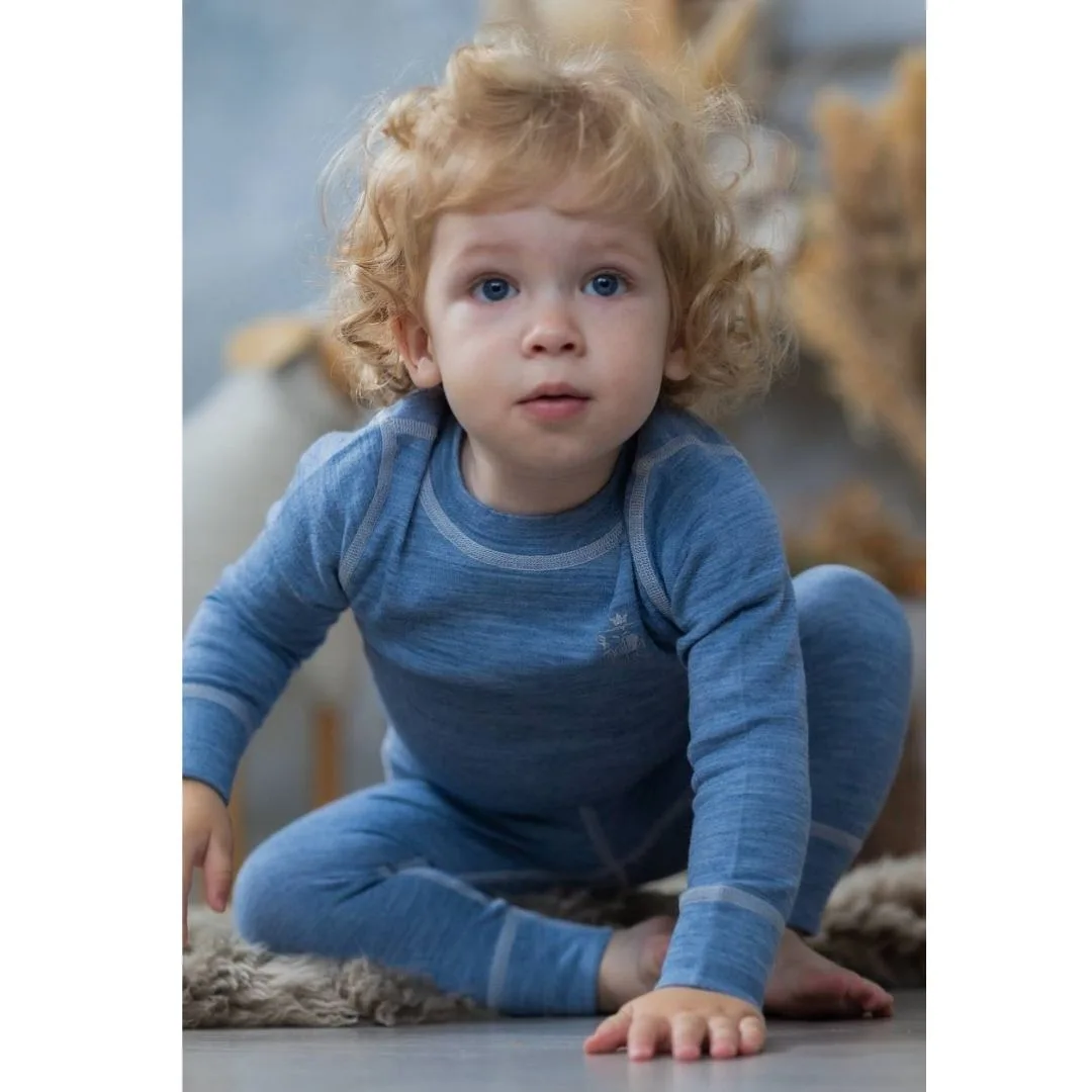 термобелье: фуфайка + кальсоны цв. деним Наследникъ Выжанова НВ8013-ДМ — изображение 4