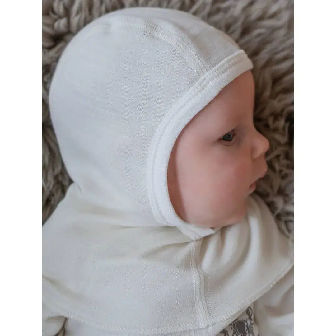 шапка-шлем для малышей 100% шерсть мериноса Наследникъ Выжанова НВ8004-ЭК — изображение 2