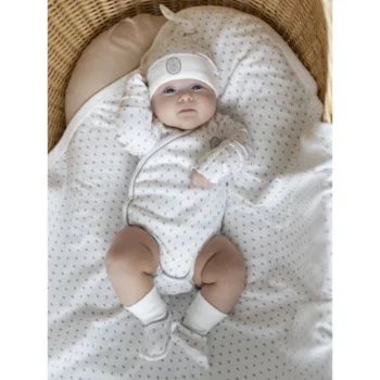 боди-распашонка цв. зайка серый Наследникъ Выжанова 04008-02005