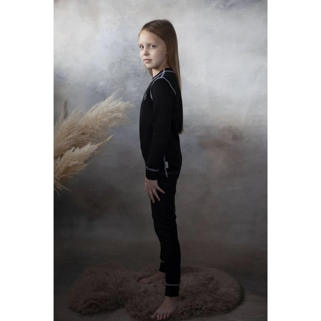 термобелье: фуфайка + кальсоны цв. черный Наследникъ Выжанова НВ8014-ЧР — изображение 2