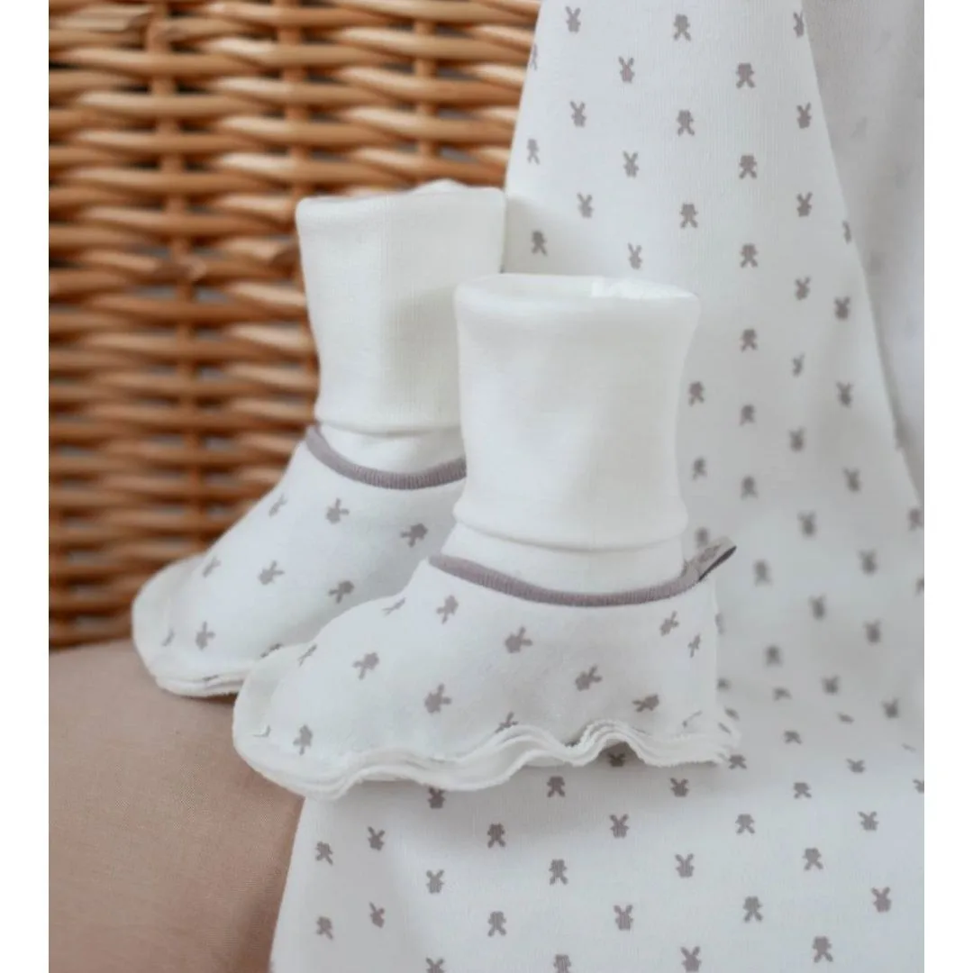 пинетки цв. зайка серый Наследникъ Выжанова 12001-02005 — изображение 2