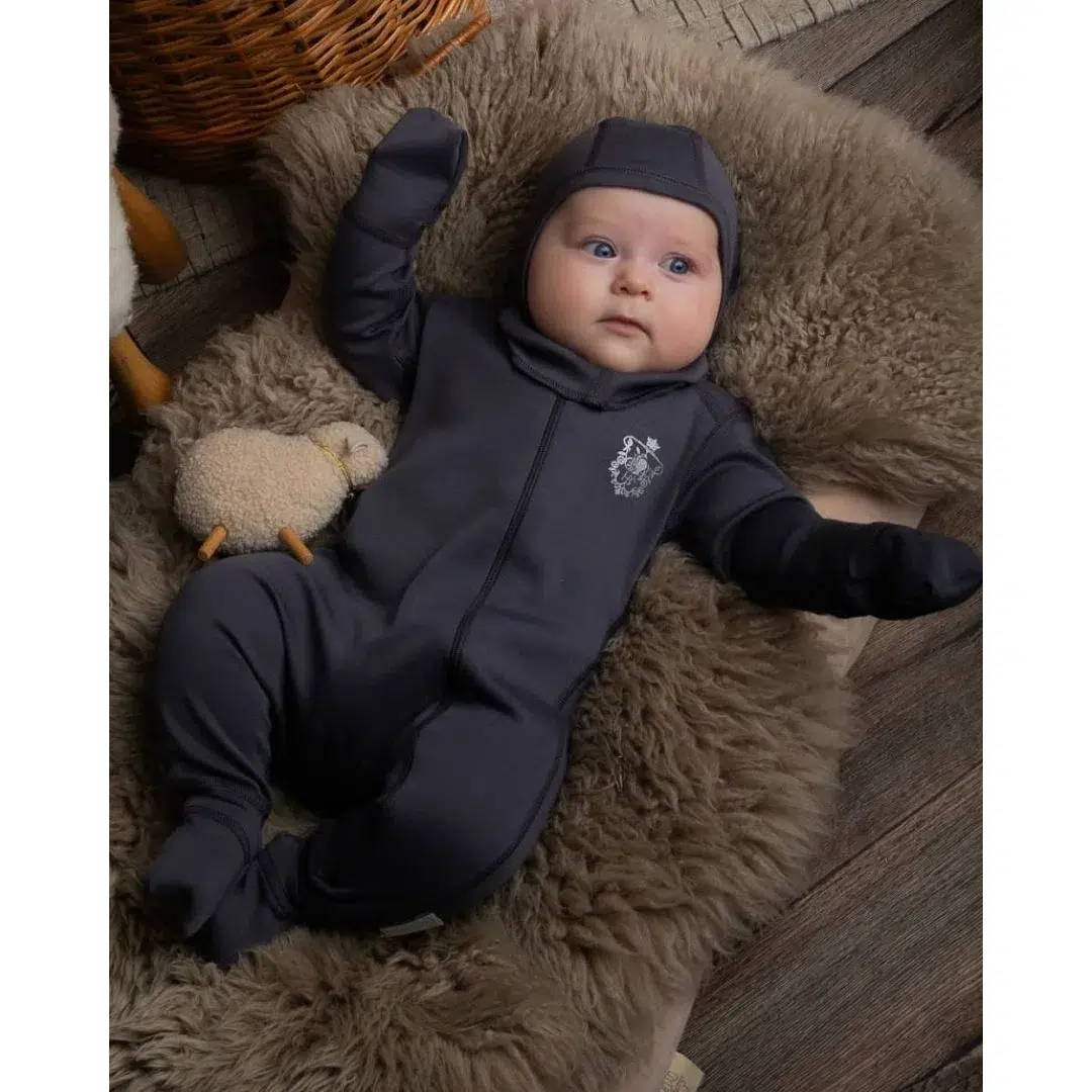 шапка-шлем для малышей 100% шерсть мериноса Наследникъ Выжанова НВ8004-ГТ — изображение 3