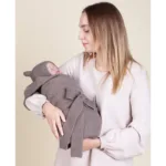 конверт-плед с капюшоном на выписку из роддома цв. муссон Наследникъ Выжанова НВ2000-МС
