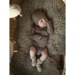 термобелье боди 100% шерсть мериноса цв. шоколад Наследникъ Выжанова НВ8001-ШК