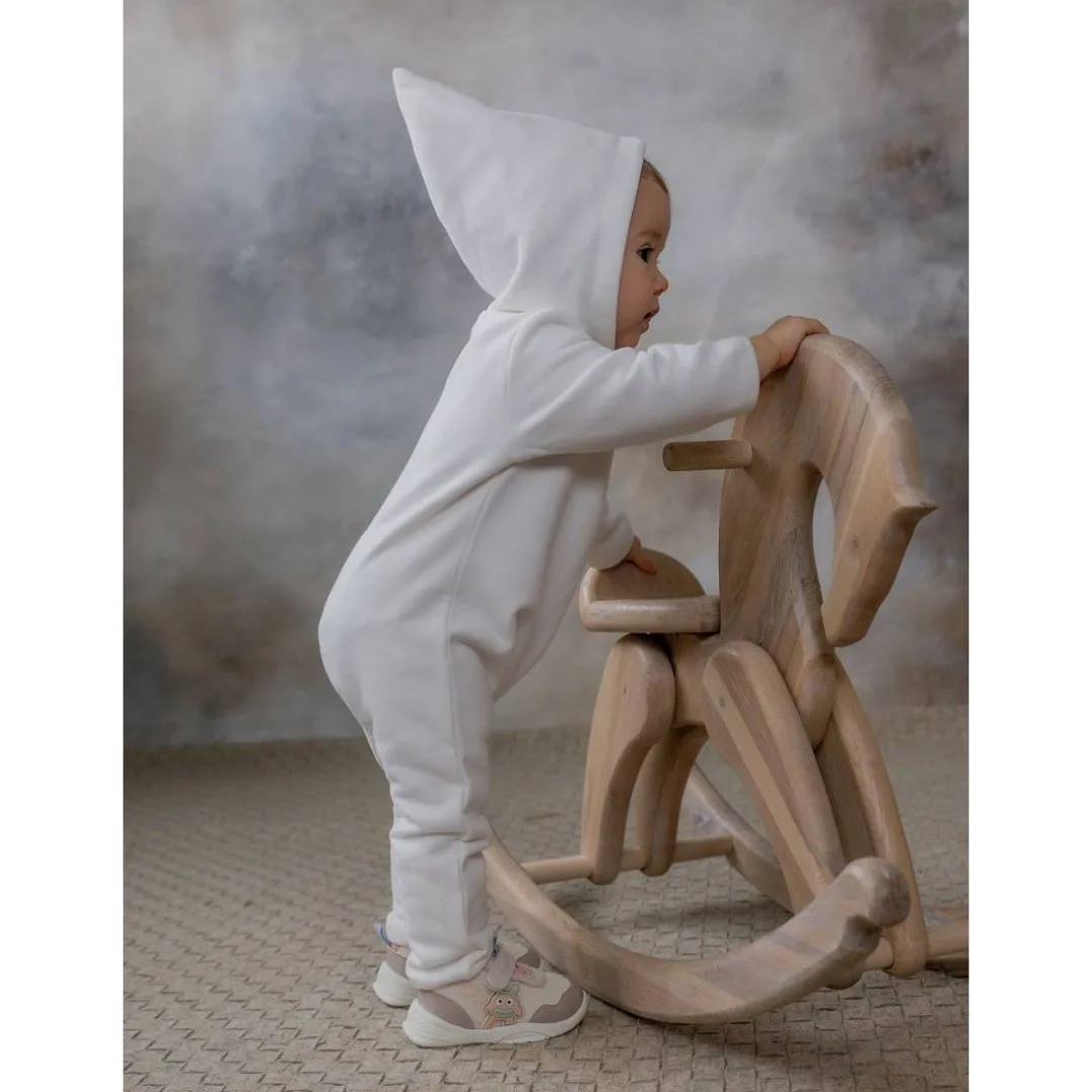 флисовый комбинезон цв. кремово-белый Наследникъ Выжанова 308-07001 — изображение 2