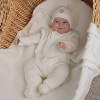 вязаный комбинезон + шапка Наследникъ Выжанова НВ-МТ-039-ЭК