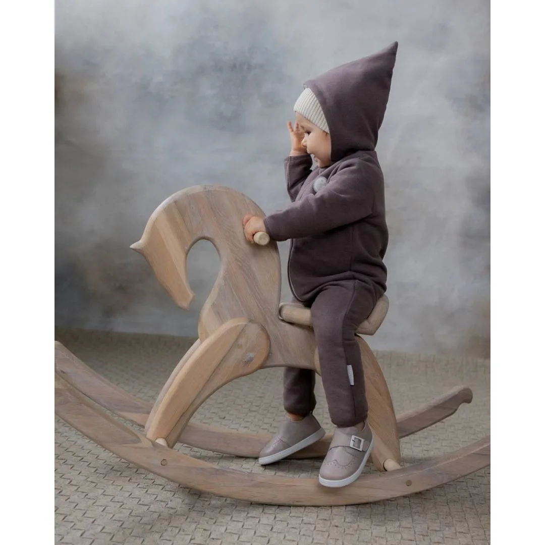 флисовый комбинезон цв. кофейный мусс Наследникъ Выжанова 308-07022 — изображение 4