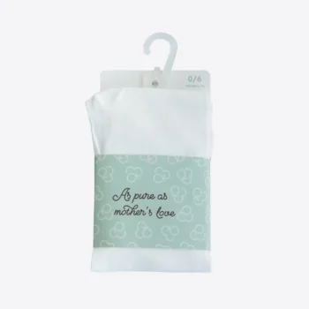 детские капроновые колготки Kitikate белые S60234-01