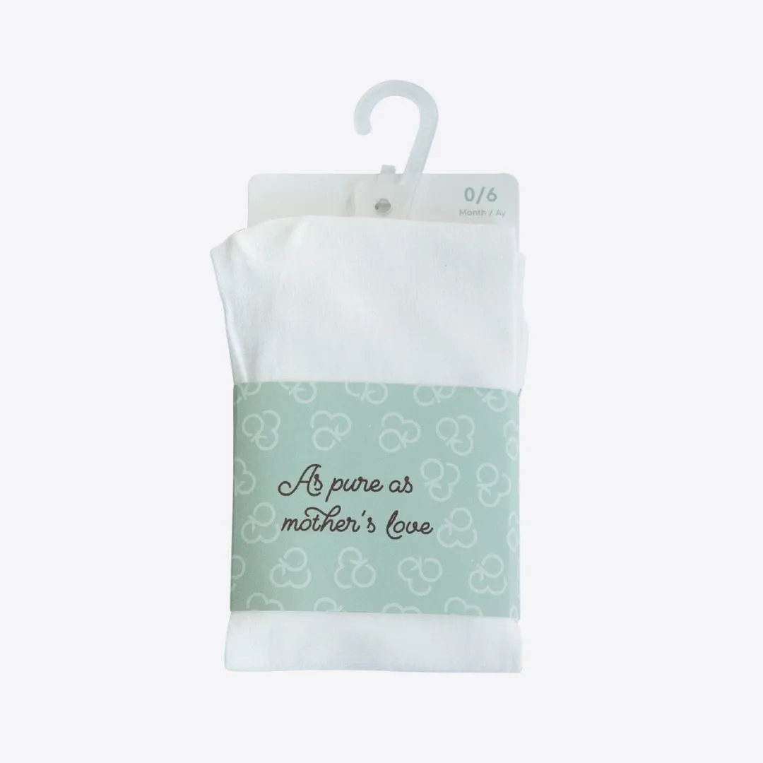 детские капроновые колготки Kitikate белые S60234-01