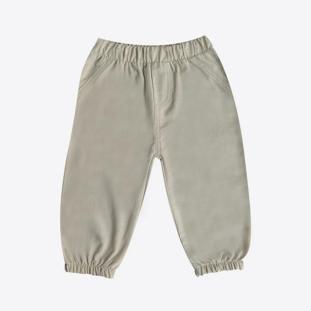 тонкие штаны джоггеры цв. бежевый Kitikate S60087-02