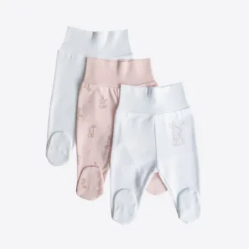 Cute Rabbit ползунки для девочки в комплекте 3шт Kitikate S60505-02