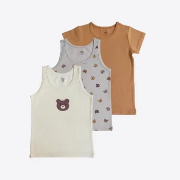 детские майки для мальчиков в комплекте 3шт Kitikate S60368