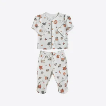 двойка костюм: распашонка + ползунки для новорожденного Kitikate S60585