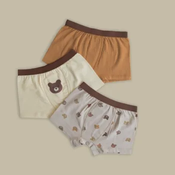 детские трусики боксеры для мальчиков в комплекте 3шт Kitikate S60377