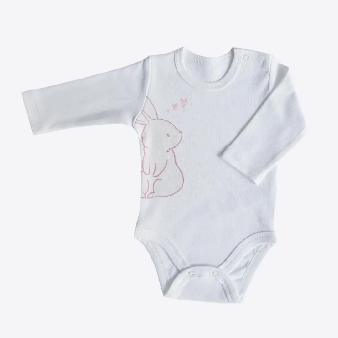 Cute Rabbit боди для девочки в комплекте 3шт Kitikate S60503-02 — изображение 4