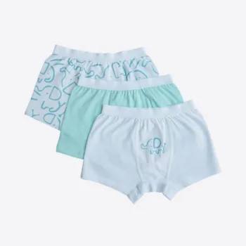 Слоненок мальчиковые трусики боксеры в комплекте 3шт Kitikate S60356