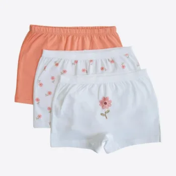 детские трусики боксеры для девочек в комплекте 3шт Kitikate S60392