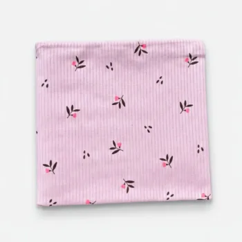 трикотажная пеленка в рубчик для новорожденных 100*90см LS-50130