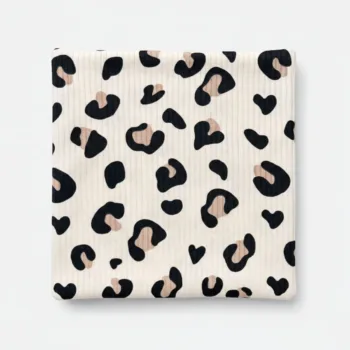 трикотажная пеленка в рубчик для новорожденных 100*90см LS-50135