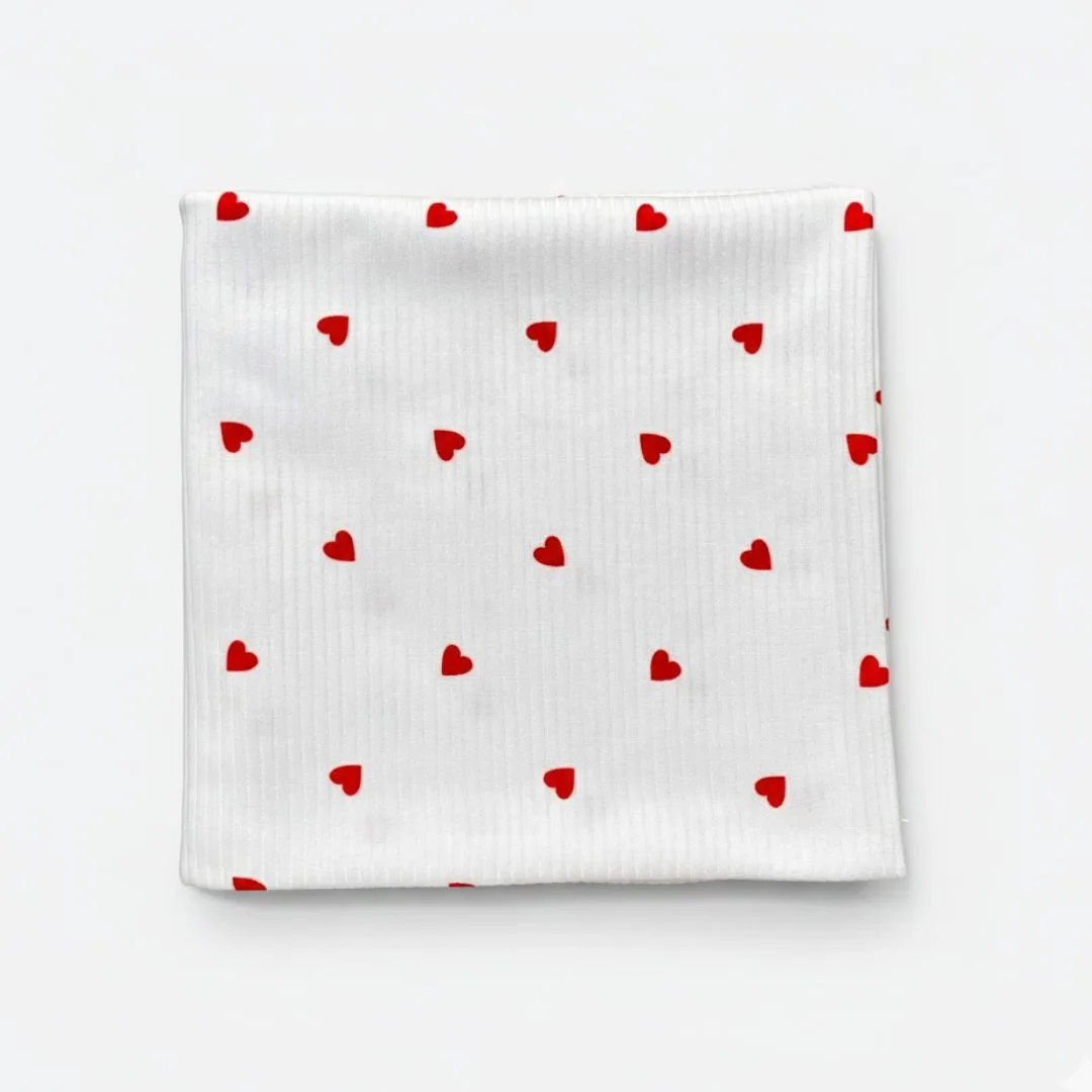 трикотажная пеленка в рубчик для новорожденных 100*90см LS-50122