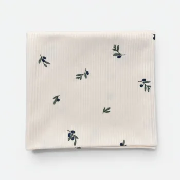 трикотажная пеленка в рубчик для новорожденных 100*90см LS-50131