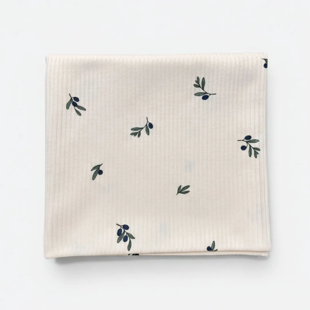 трикотажная пеленка в рубчик для новорожденных 100*90см LS-50131