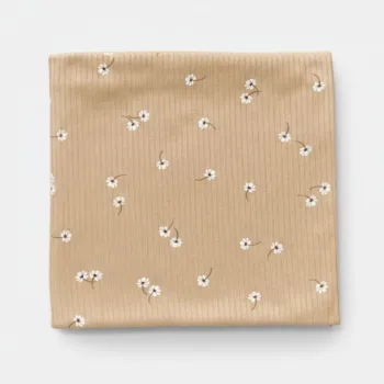 трикотажная пеленка в рубчик для новорожденных 100*90см LS-50114