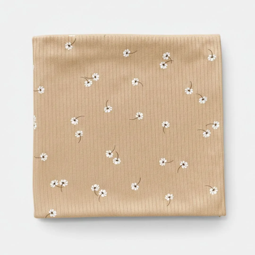 трикотажная пеленка в рубчик для новорожденных 100*90см LS-50114