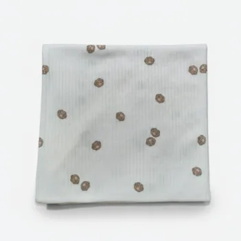 трикотажная пеленка в рубчик для новорожденных 100*90см LS-50105