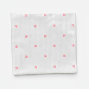 трикотажная пеленка в рубчик для новорожденных 100*90см LS-50121