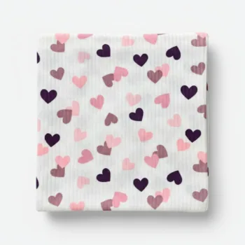 трикотажная пеленка в рубчик для новорожденных 100*90см LS-50139