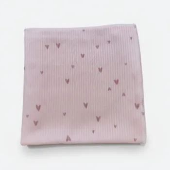 трикотажная пеленка в рубчик для новорожденных 100*90см LS-50102