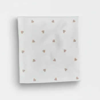 трикотажная пеленка в рубчик для новорожденных 100*90см LS-50106