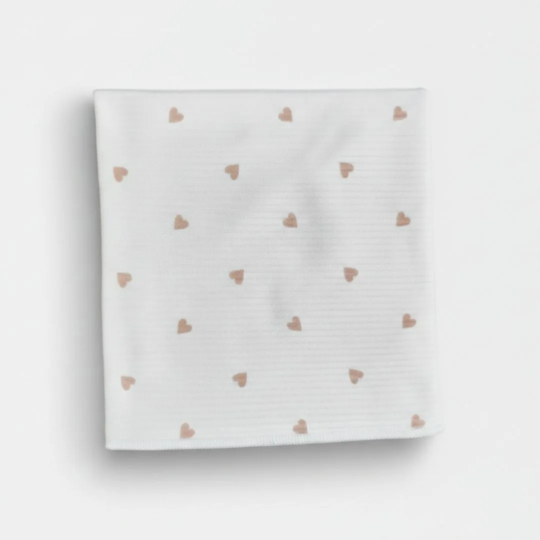 трикотажная пеленка в рубчик для новорожденных 100*90см LS-50106