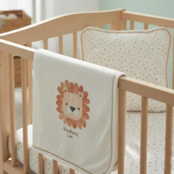 для новорожденных трикотажный плед с подушкой Kitikate S60587