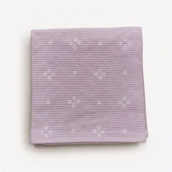 трикотажная пеленка в рубчик для новорожденных 100*90см LS-50101