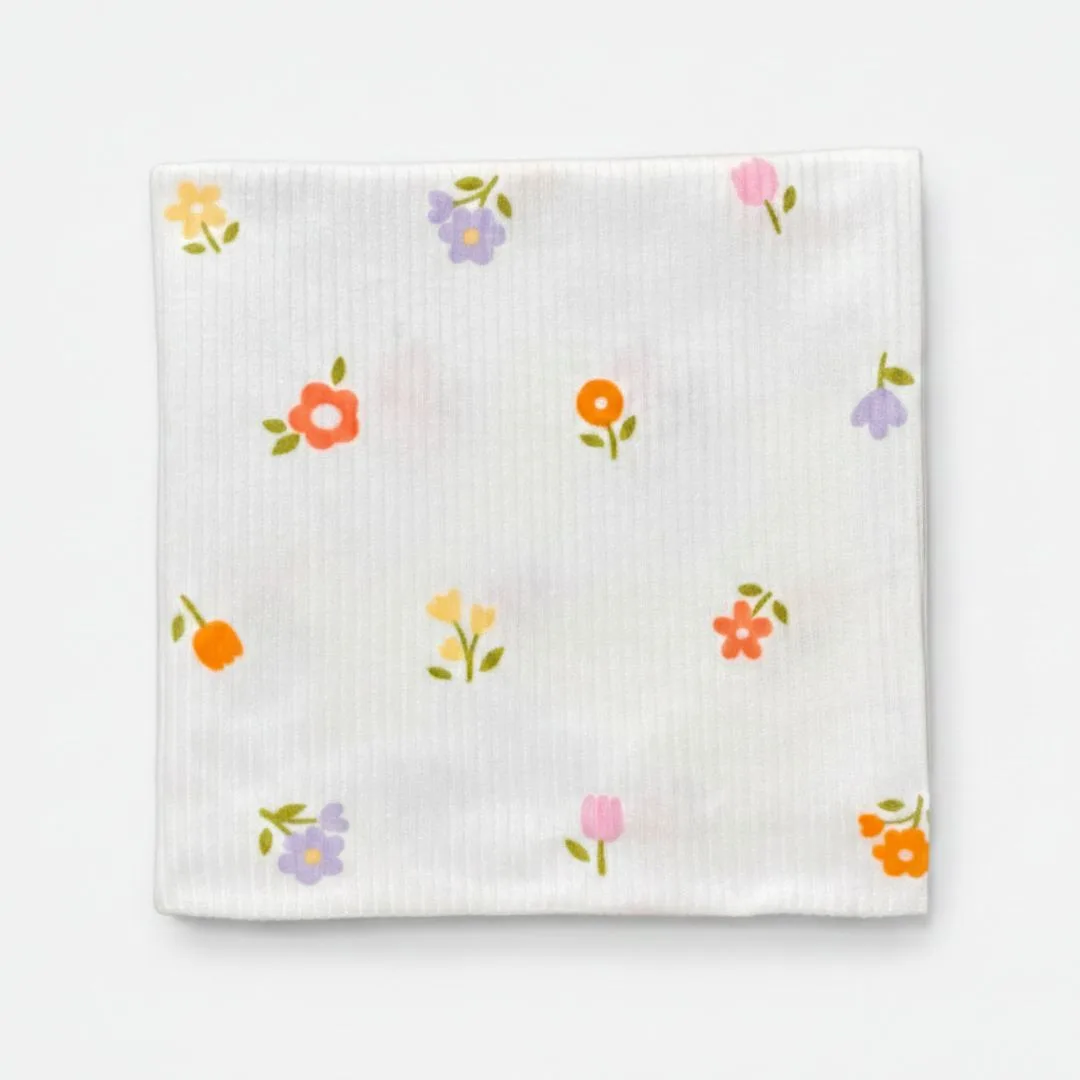 трикотажная пеленка в рубчик для новорожденных 100*90см LS-50140