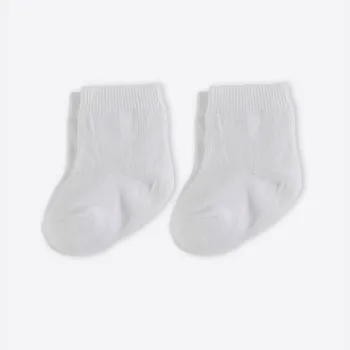 носки для новорожденных 2пары белые-белые Kitikate S95675-01