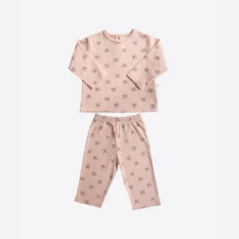 двойка костюм для девочки из органик хлопка Kitikate S60687