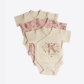 HAPPY KOALA летний кимоно-боди для девочки 3шт Kitikate S60668