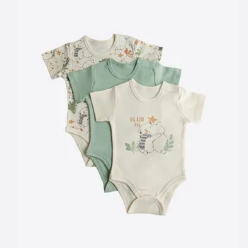 боди с коротким рукавом в комплекте 3шт Kitikate S60525